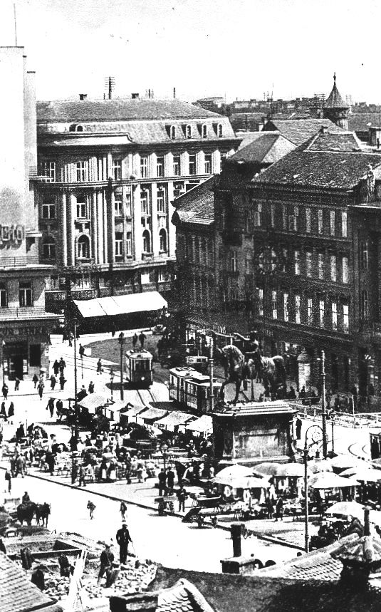 Trg bana Jelačića 1937. godine